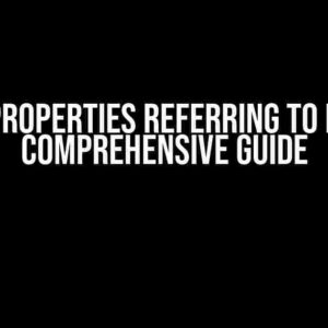 Maven Properties Referring to Itself: A Comprehensive Guide