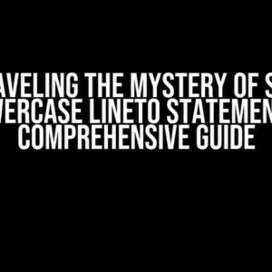 Unraveling the Mystery of SVG’s Lowercase Lineto Statement: A Comprehensive Guide